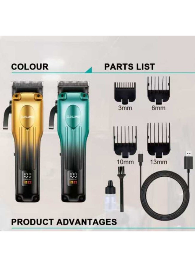 دالينغ ماكينة حلاقة الشعر الاحترافية DALING DL-0061، محرك قوي، شحن USB، شفرة قابلة للتعديل، رأس قص الشعر للرجال - Image 2